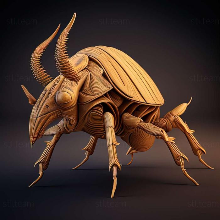 3D модель Cryptocephalus pusillus (STL)